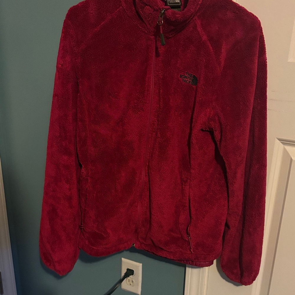 The North Face Deep Red Fleece Jacket